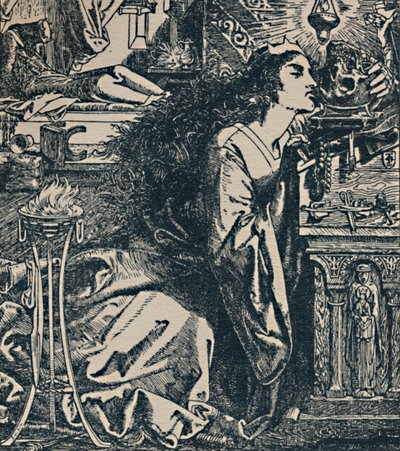 „Rosamond, a langobardok királynője”, 1850-1900, 1923 alkotó: Frederick Augustus Sandys