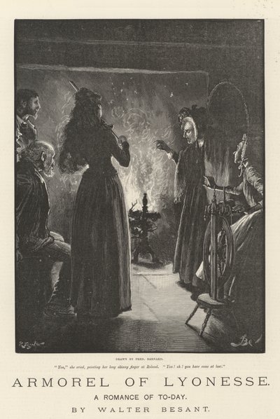 A lyonessei armorel, A mai romantika, Walter Besant alkotó: Frederick Barnard