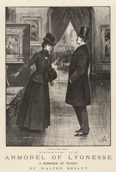 A lyonessei armorel, A mai romantika, Walter Besant alkotó: Frederick Barnard