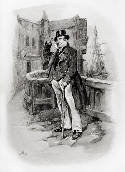 Charles Dickens „Dombey”. alkotó: Frederick Barnard