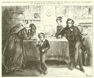 Illusztráció David Copperfield számára alkotó: Frederick Barnard