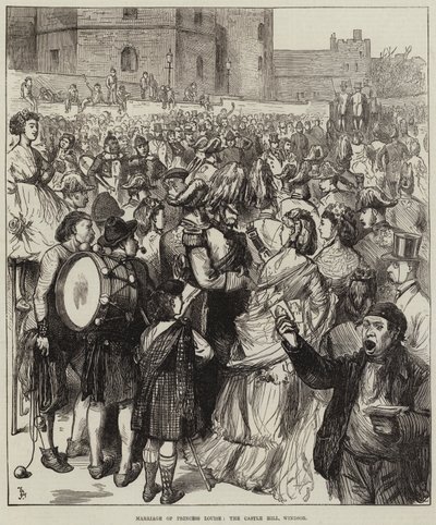Louise hercegnő házassága, a várdomb, windsori alkotó: Frederick Barnard