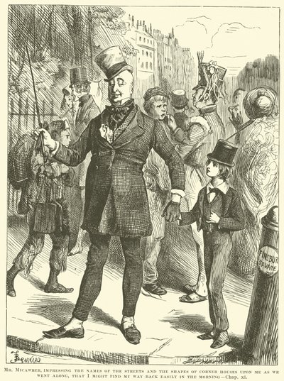 Micawber úr alkotó: Frederick Barnard