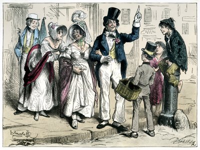 Boz vázlatai, Charles Dickens alkotó: Frederick Barnard