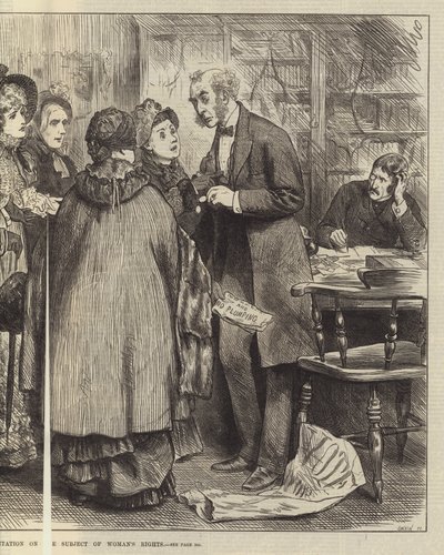 Az általános választás, a női jogokkal foglalkozó küldöttség alkotó: Frederick Barnard