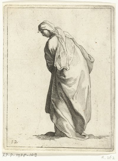 futó nő 15 kis figura (sorozat címe) alkotó: Frederick Bloemaert