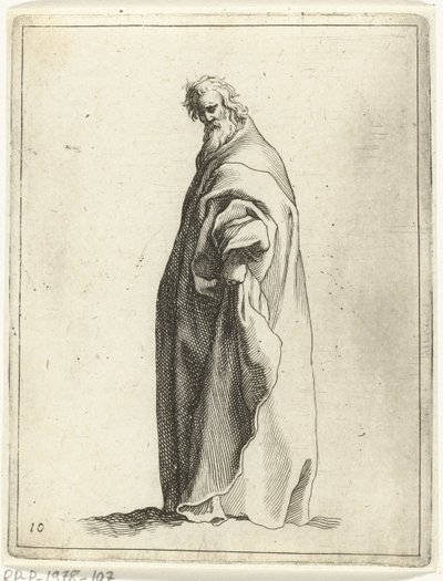 Idős ember 15 kis figura (sorozat címe) alkotó: Frederick Bloemaert