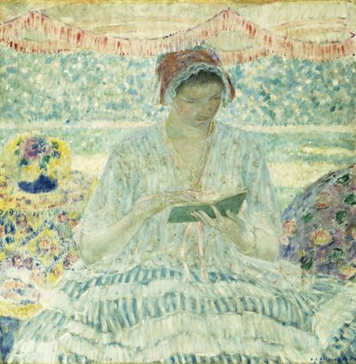 Nyári olvasás alkotó: Frederick Carl Frieseke