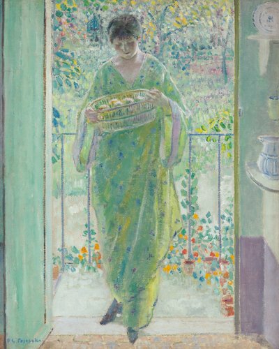 A Konyhaajtó alkotó: Frederick Carl Frieseke