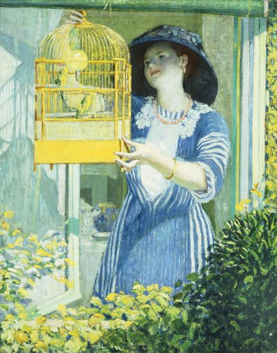 A Nyitott ablak alkotó: Frederick Carl Frieseke