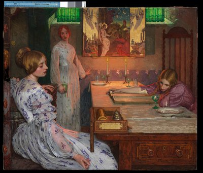 A nap zárása alkotó: Frederick Cayley Robinson