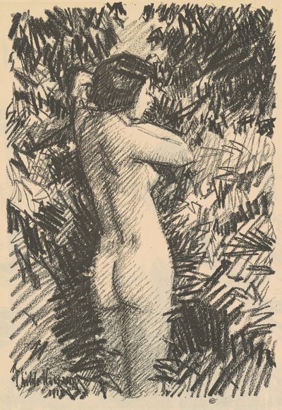 Akt [recto], 1918. alkotó: Frederick Childe Hassam