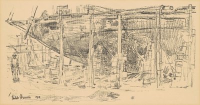 Útközben, 1918. alkotó: Frederick Childe Hassam