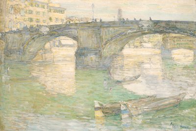 Ponte Santa Trinità, 1897. alkotó: Frederick Childe Hassam