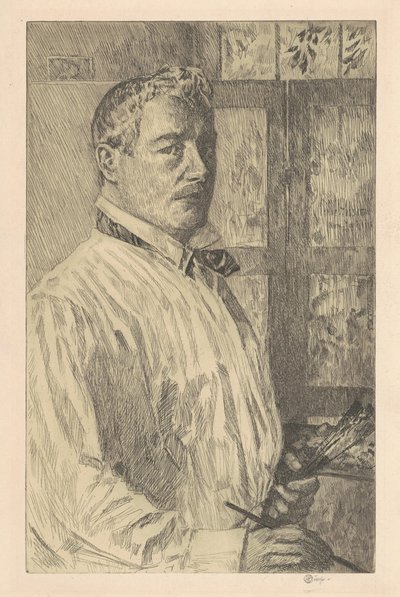 Önarckép, 1916. alkotó: Frederick Childe Hassam