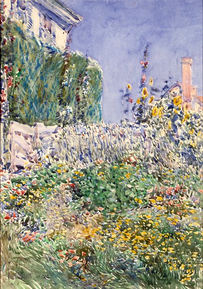 Thaxter kertje, 1892. alkotó: Frederick Childe Hassam