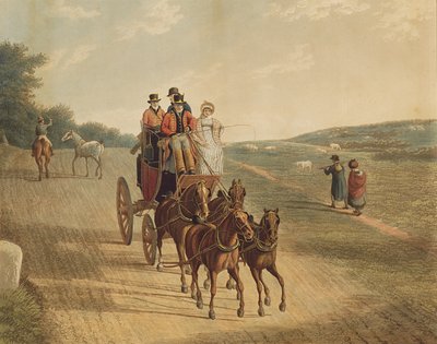 Postakocsi, 1819 alkotó: Frederick Christian Lewis