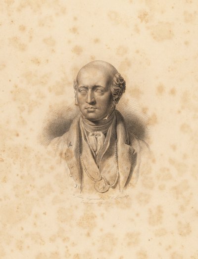 Sir Thomas Lawrence művész arcképe mellszobra. Frederick Christians Lewis metszete Sir Thomas Lawrence illusztrációja után, P.G. Patmore drágakő kabinetje, Ackermann, London alkotó: Frederick Christian Lewis