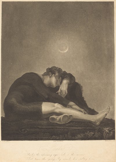 Lycidas alkotó: Frederick Christian Lewis I and Moses Haughton II after Henry Fuseli; published by Moses Haughton II