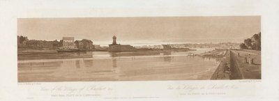 Chaillot & C. falu kilátása a Pont de la Concorde-ról 1803; A párizsi Views 17. táblája, a B1981.25.2626 tábla Emanuel kötetének nyomkövetése alkotó: Frederick Christian Lewis the Elder