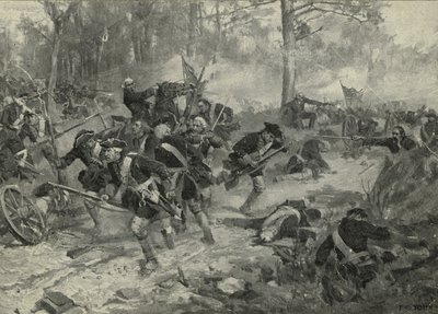 Eutaw Springs-i csata, 1903 alkotó: Frederick Coffay Yohn
