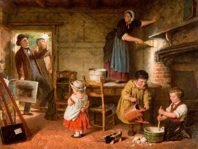 A kétségbeesett művész, 1866 alkotó: Frederick Daniel Hardy