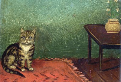 A macska a szőnyegen ült alkotó: Frederick French