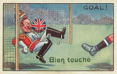 Hát érintés, gól! (színes litó) alkotó: Frederick George Lewin