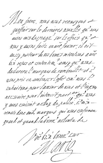 Marie de Medici levele Savoyai herceghez, 1865. 16. század vége – 17. század eleje. alkotó: Frederick George Netherclift