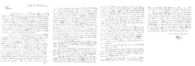 Samuel Pepys levele John Jacksonnak, Esq, 1700 1865. alkotó: Frederick George Netherclift