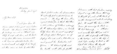 William Pitt levele Portland hercegéhez, 1796 1865. alkotó: Frederick George Netherclift