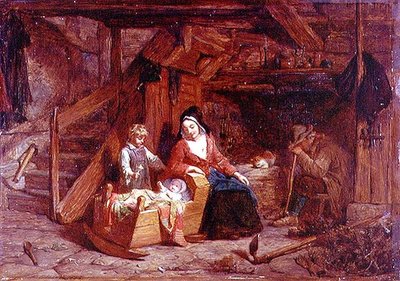 A Cottage Interior alkotó: Frederick Goodall