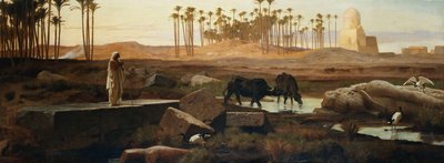 Memphis, a Nílus mellett, 1882 alkotó: Frederick Goodall