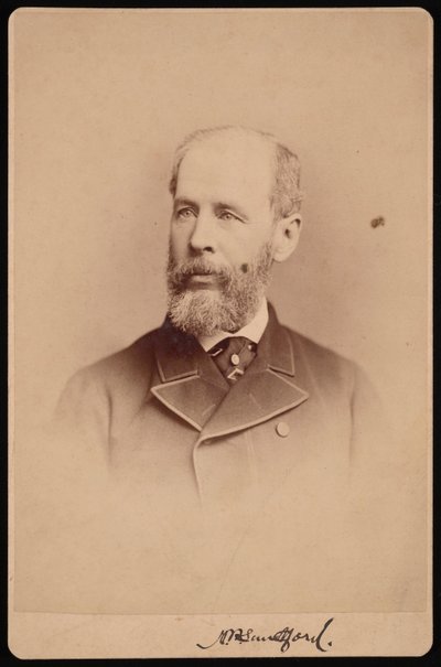 Azonosítatlan férfi portréja, 1876. október. alkotó: Frederick Gutekunst
