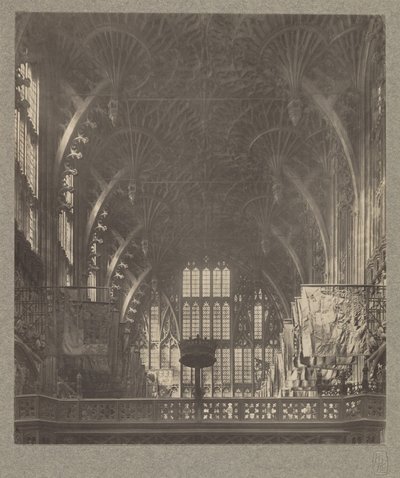 VII. Henrik kápolnája: Fan Tracery boltozatos tetőzet alkotó: Frederick H. Evans