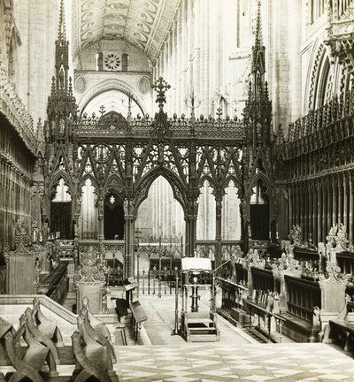 Ely székesegyház: Choir to West alkotó: Frederick H. Evans