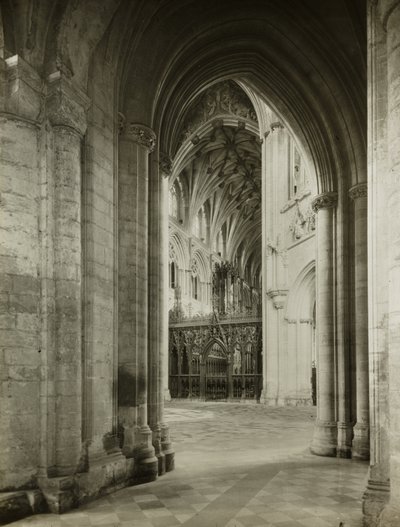 Ely székesegyház: Elysée Cathedral: Oktogon a déli mellékhajóból alkotó: Frederick H. Evans
