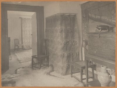 Kelmscott Manor: Kelmcott Kormorán: Átjáró a lambériázott szobába alkotó: Frederick H. Evans