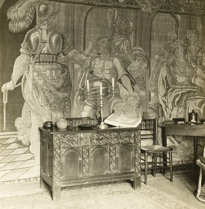 Kelmscott Manor: Kelmcott Kelmotto: Gobelin részletek alkotó: Frederick H. Evans