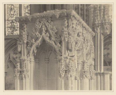 [Lincoln katedrális, a hordozható szentély részlete] alkotó: Frederick H. Evans