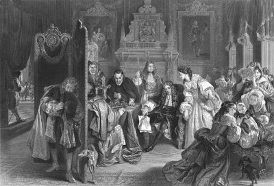 II. Jakab hírt kapott az Orange Prince partraszállásáról, 1890 alkotó: Frederick Heath