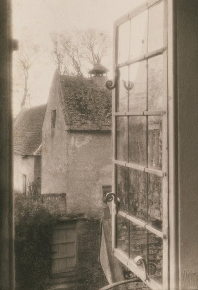 A Kelmscott Manor ablakából, 1896 (platina nyomat) alkotó: Frederick Henry Evans