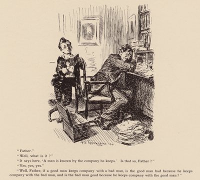 Az embert arról ismerik, hogy milyen társaságban van (litho) alkotó: Frederick Henry Townsend