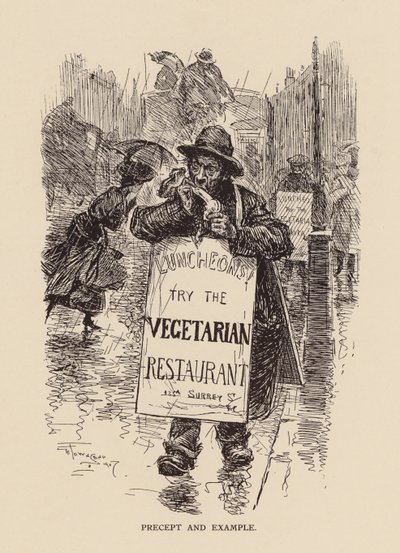 Példák és példák (litográfia) alkotó: Frederick Henry Townsend