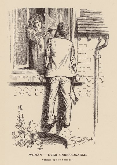 Woman - Ever Unreasonable (litográfia) alkotó: Frederick Henry Townsend