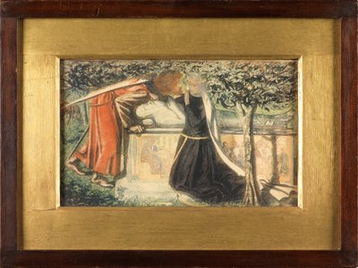 Arthur király sírja (színes nyomat) alkotó: Frederick Hollyer