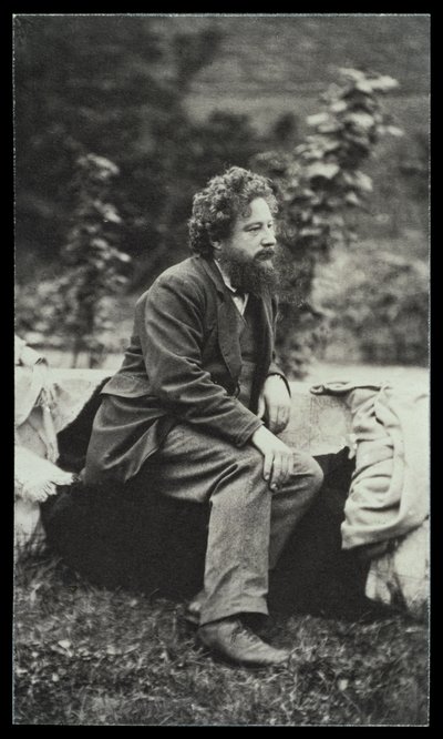 Frederick Hollyer (1837-1933) William Morris (1834-96) portréfotója (szépia fotó) alkotó: Frederick Hollyer