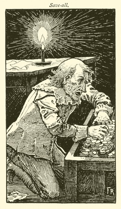 Minden mentése (gravírozás) alkotó: Frederick Hurten Rhead