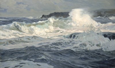 Southwesterly Gale, St. Ives, 1907. alkotó: Frederick Judd Waugh