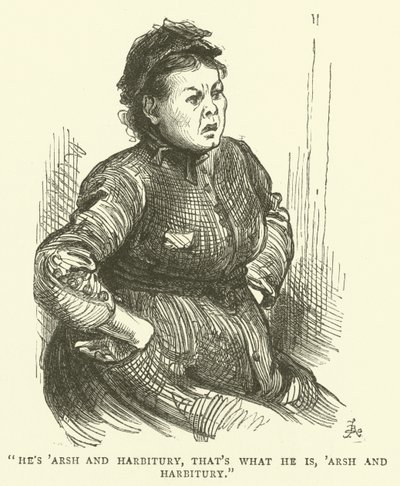 Egy nő dühös, amiért beidézték egy találkozóra az iskolaszék tisztviselőjével, mert nem küldte iskolába a fiát alkotó: Frederick L. Bernard